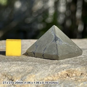Pyrite pyramid - authentic spiritual healing crystal mineral egg stone certified - Picture 1 of 1