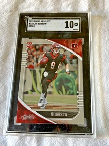 Joe Burrow 2020 Panini Absolute #158 Rookie Card SGC 10 - Foto 1 di 2