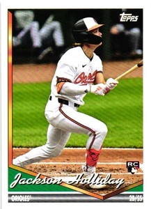 2024 Topps Rookie - Jackson Holliday (#293) Baltimore Orioles - Picture 1 of 2
