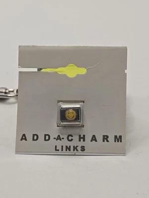 Add A Link Charm Smiley Face Nuevo Foto 1 de 2
