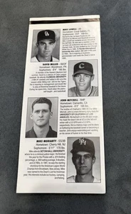 1994 Chatham A’s Program Featuring Mike Lowell Boston Red Sox Cape Cod Baseball - Picture 1 of 3