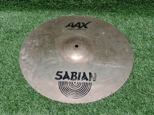 ⚡Sabian 17" AAX X-Plosion Crash Cymbal Brilliant *CRACKED* 1219gr⚡ - Picture 1 of 6