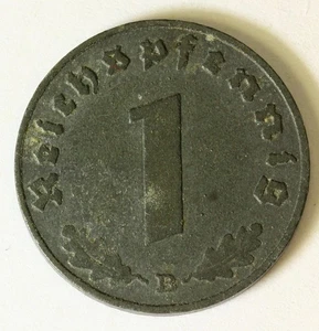 GERMANY (Third Reich) 1 Reichspfennig 1941 B - Zinc - VF/XF - 4323 - Picture 1 of 2