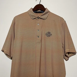 GREYSON GOLF Mens XL Striped Short Sleeve Polo Shirt Lahinch Ireland - Picture 1 of 7