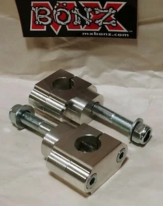 BAR MOUNTS HUSQVARNA 500CR 500WR HUSKY 500CR AHRMA 7/8" 22mm STANDARD BAR CLAMPS - Picture 1 of 3