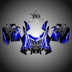 2010 - 2015 POLARIS PRO RMK - RUSH Decal Sticker Wrap Graphics Kit Guardian Blue - Picture 1 of 1