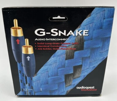 Audioquest G-Snake RCA Audio Interconnect - 12 Metre - Image 1 of 3