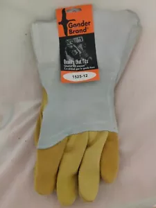 Guante marca Gander 1525-12 guante de soldadura TIG piel de ciervo dividida muy bonito. Envío ecológico. - Imagen 1 de 4