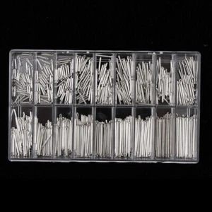 360pcs Watch Band Split Pins Watch Bracelet Strap Link Pins Cotter Bar Repair - Picture 1 of 10