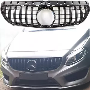 For Benz B-Class W246 B220d Front Radiator Black Grille 2015-18 GT Panamericana - Picture 1 of 16