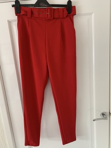 Boohoo Red Trousers for Women for sale 