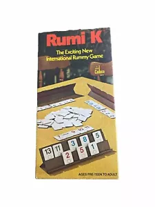 Rumi K Board Game Vintage 1977 Cadaco International Rummy Cube Game COMPLETE - Picture 1 of 7