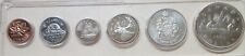 1963 Canada Silver Year Set Dollar to Small Cent Coins Plastic Capital UNC $1 
