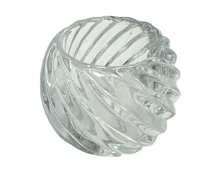 Windlicht Partylite 463 Illusions klar Wirbelglas - Bild 1 von 9