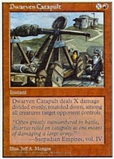 MTG magic cards 2x x2 Light Play, English Dwarven Catapult 5th Edition