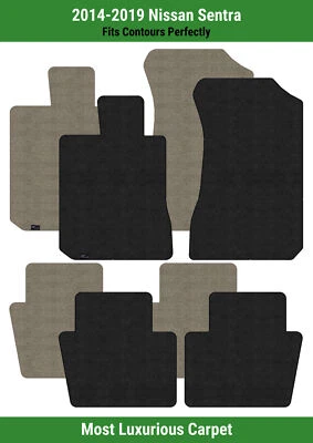Lloyd Luxe Front & Rear Row Carpet Mats for 2014-2019 Nissan Sentra  - Image 1 of 4