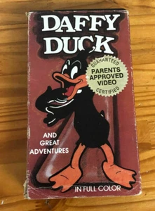 Daffy Duck And Great Adventures VHS VCR Video Tape Used Full Color 1986 - Picture 1 of 7