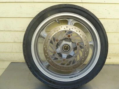 Rueda delantera y neumático Nighthawk 750 CB750SC todos los años Honda #O21 Foto 1 de 4