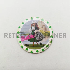 Vintage Waddingtons POG POGS WPF 1994 Caps - Barbie Mattel Italian - Picture 1 of 1