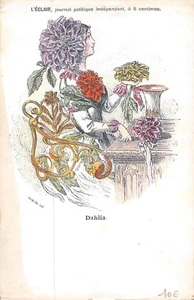 CPA Editée par le Journal L'Eclair, journal politique "Dahlia" - Imagen 1 de 2
