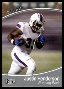 2021 SAGE Premier Draft #87 Justin Henderson - Louisiana Tech Bulldogs - Picture 1 of 2