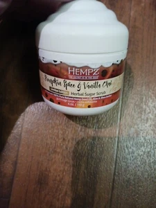 Hempz Pumpkin Spice & Vanilla Chai Herbal Sugar Scrub Fall 2023 Limited Edition - Picture 1 of 6