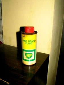 Lattina barattolo olio oil fluid freni brake collezione vuota oil tank BP GBR - Imagen 1 de 1