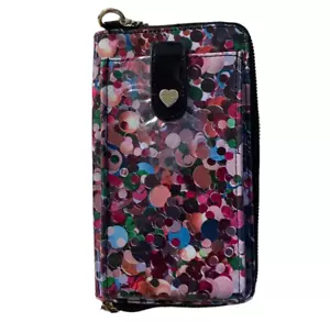 Betsey Johnson Rainbow Xomaddy Cell Phone Crossbody Wallet Handbag - Picture 1 of 11