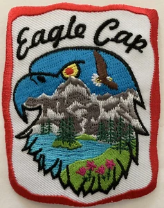 Adler Mütze bestickt Patch Oregon Souvenir Bergsteigen Wandern aufnähen Neu - Bild 1 von 6