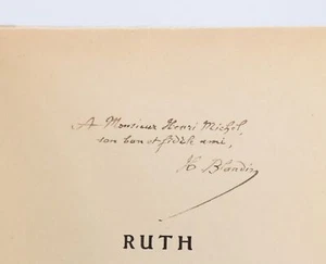BLANDIN Ruth Tonie Suzanne - Poèmes bibliques E.O Ex TETE AUTOGRAPHE 1928 - Picture 1 of 1