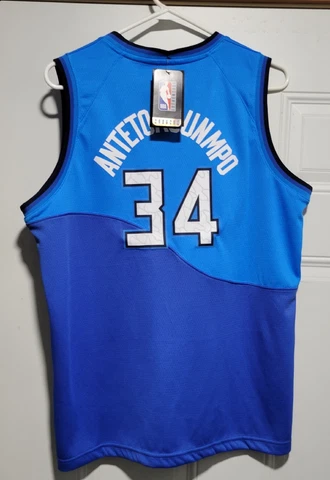 Giannis Antetokounmpo Jersey #34 Milwaukee Bucks Freak Nike Dri-Fit AUTHENTIC Cover