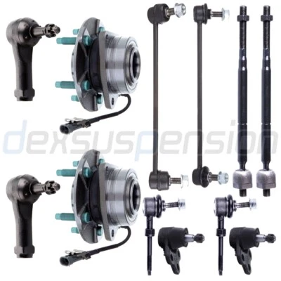 12x Kit de cojinete de cubo de rueda de rótula inferior delantera para Chevrolet Equinox 2005-2006 Foto 1 de 4