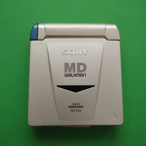 Sony MZ-E33 Silver Used AAA Battery Slot Digital Mega Bass - Afbeelding 1 van 7