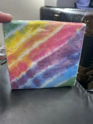 Уникальный галстук краситель бумаги напиток салфетки 16ct новый!!! - Изображение 1 из 2