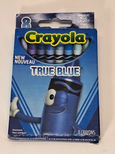 Crayola Buntstifte 8er Pack True Blue von 2013 Walmart Style # 52-2153 Neu in Verpackung - Bild 1 von 4
