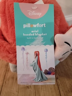 Pillowfort Ariel Hooded Blanket With Built In Hand Mitts - 40" X 50" - Image 1 of 4
