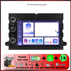 Autoradio Android 7" Stereo GPS SATNav Carplay per Ford Explorer E150 Edge Taurus - Foto 1 di 15