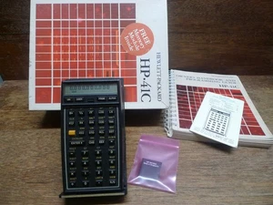 HP-41C "TALL KEYS" SERIAL 1944A02475  VINTAGE CALCULATOR WORKS - Picture 1 of 19