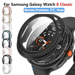 Coque Protection Intégrale PC+Écran Trempé pour Samsung Galaxy Watch 8 Classic - Photo 1 sur 21