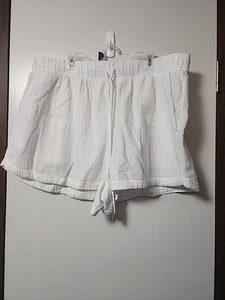 Calia High-Rise Dolphin Short Pure White Gr. XL Neu mit Etikett - Bild 1 von 5