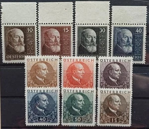 Österreich - Köpfe - 2 Sätze -  494/97 & 512/17 ** - Mi 240,00 - Bild 1 von 1