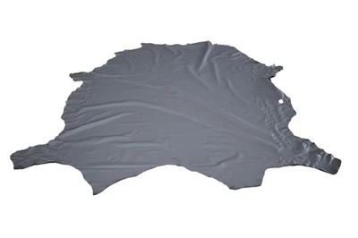 Estofamento de couro cinza ardósia couro de vaca completo 50 pés quadrados deslumbrante - Imagem 1 de 2