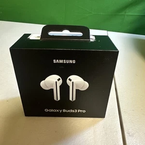 Samsung Galaxy Buds3 Pro White Bluetooth Buds SM-R630 (New) - Zdjęcie 1 z 3