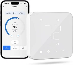 Smart Thermostat for Home, WiFi Thermostat Works with Matter, Alexa, Apple Home, - Picture 1 of 9