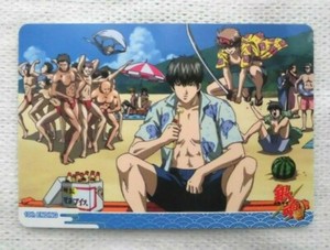 Gintama card Hijikata Okita Kondo  Kagura Beach 353