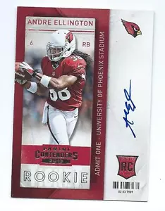 Andre Ellington Cardinals 2013 Contenders Rookie Auto SP Variation - Bild 1 von 1