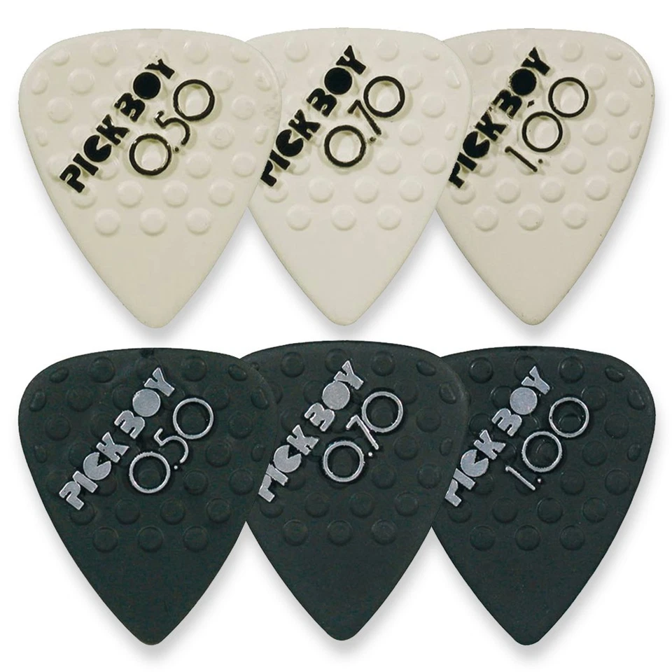 Pickboy Keramik Plektren Plektrum Picks Pleks Plektra Plektron Gitarre 6 Stück
