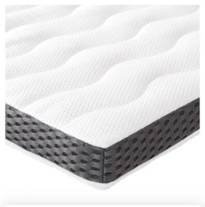 Amazon Basics Comfort Memory Foam Topper, doppelt, 7 cm, weiß - Bild 1 von 5
