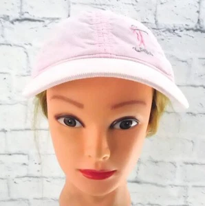 LGPA Damen Erwachsene Kappe Mütze rosa Cord bestickt Riemen hinten verstellbar  - Bild 1 von 9