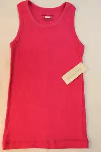 NEW Girls Shirt Blouse Tank Top Size 10 - 12 Large Pink Sleeveless Spring Summer - Picture 1 of 3